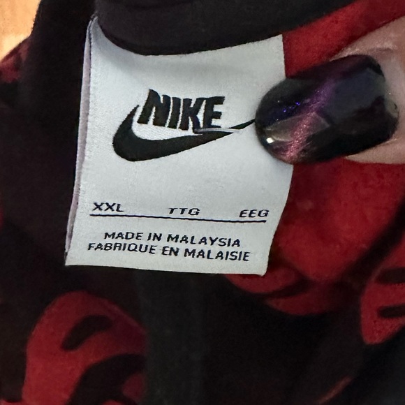 Nike Men's Sportswear Essentials All Over Print Hoodie XXL - Picture 7 of 7